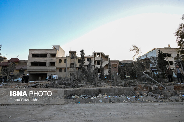 خسارات ناشی از تجاوز هوایی آمریکا و رژیم صهیونیستی به ایران - شیراز