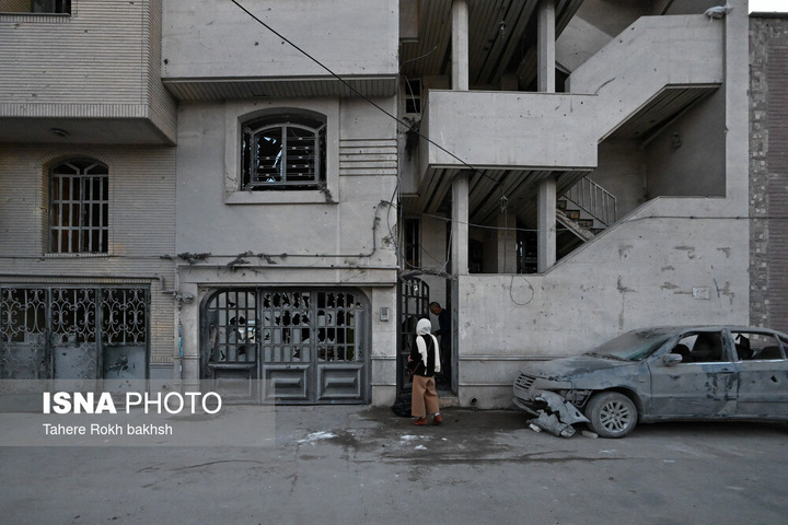 خسارات ناشی از تجاوز هوایی آمریکا و رژیم صهیونیستی به ایران - شیراز