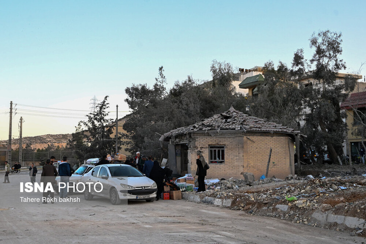 خسارات ناشی از تجاوز هوایی آمریکا و رژیم صهیونیستی به ایران - شیراز