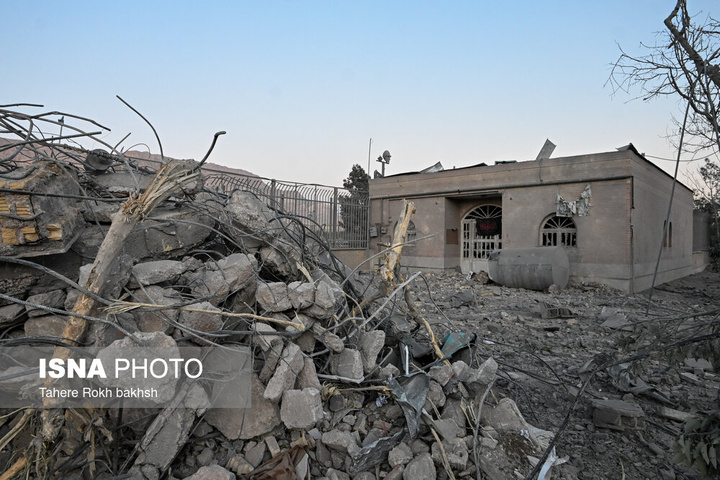 خسارات ناشی از تجاوز هوایی آمریکا و رژیم صهیونیستی به ایران - شیراز