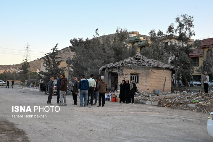 خسارات ناشی از تجاوز هوایی آمریکا و رژیم صهیونیستی به ایران - شیراز