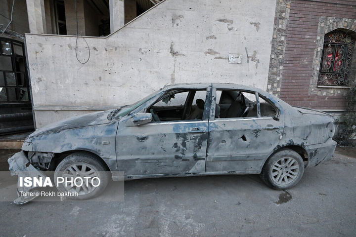 خسارات ناشی از تجاوز هوایی آمریکا و رژیم صهیونیستی به ایران - شیراز