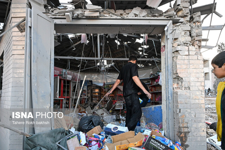 خسارات ناشی از تجاوز هوایی آمریکا و رژیم صهیونیستی به ایران - شیراز