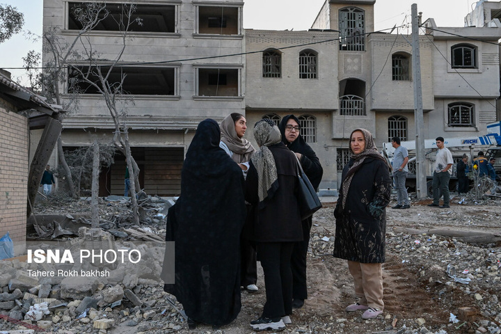 خسارات ناشی از تجاوز هوایی آمریکا و رژیم صهیونیستی به ایران - شیراز