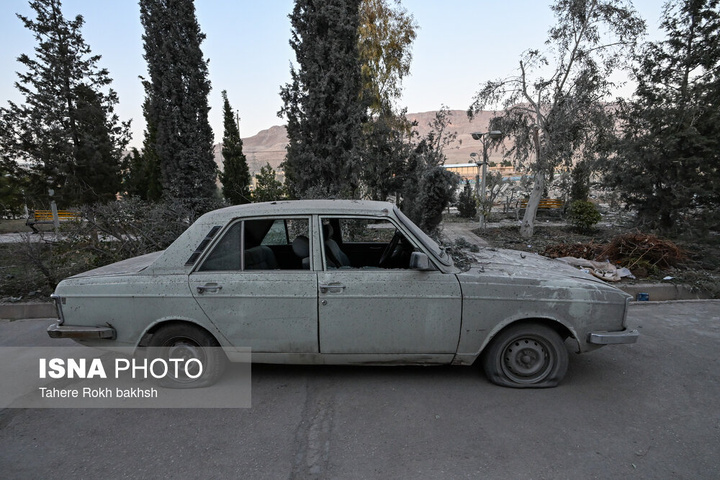 خسارات ناشی از تجاوز هوایی آمریکا و رژیم صهیونیستی به ایران - شیراز