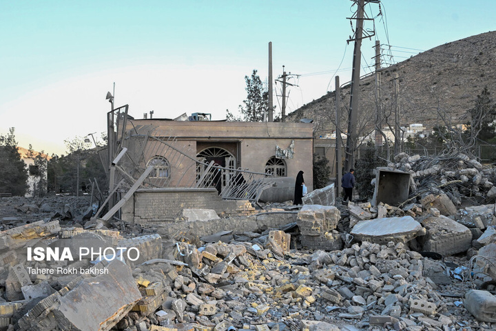 خسارات ناشی از تجاوز هوایی آمریکا و رژیم صهیونیستی به ایران - شیراز