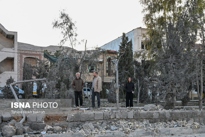 خسارات ناشی از تجاوز هوایی آمریکا و رژیم صهیونیستی به ایران - شیراز