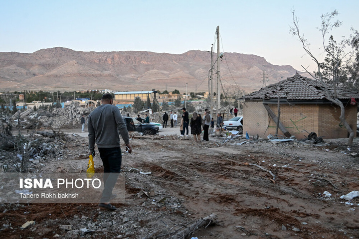 خسارات ناشی از تجاوز هوایی آمریکا و رژیم صهیونیستی به ایران - شیراز