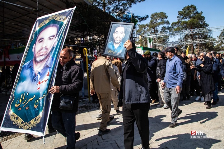 تشییع شهدای حملات آمریکایی - صهیونیستی در بهشت زهرا (س)