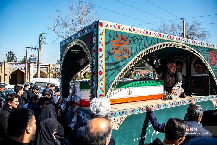 تشییع شهدای حملات آمریکایی - صهیونیستی در بهشت زهرا (س)