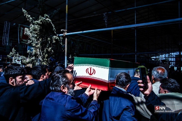 تشییع شهدای حملات آمریکایی - صهیونیستی در بهشت زهرا (س)