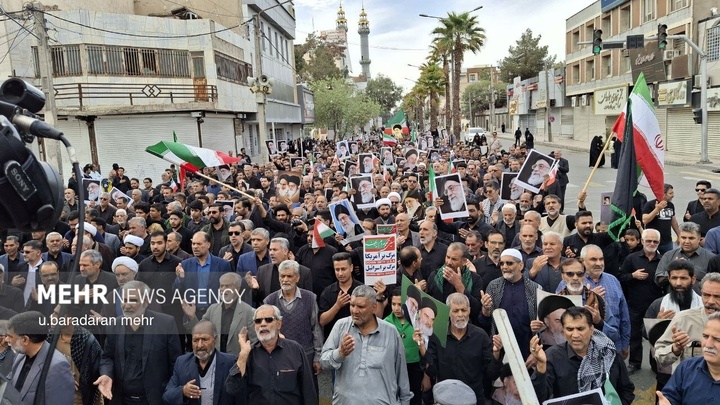 راهپیمایی مردم ایران در محکومیت حملات آمریکایی - صهیونیستی