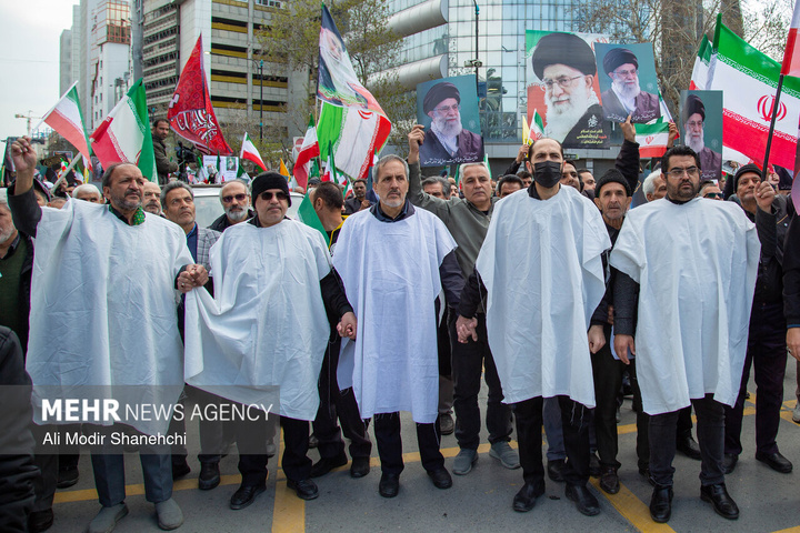 راهپیمایی مردم ایران در محکومیت حملات آمریکایی - صهیونیستی