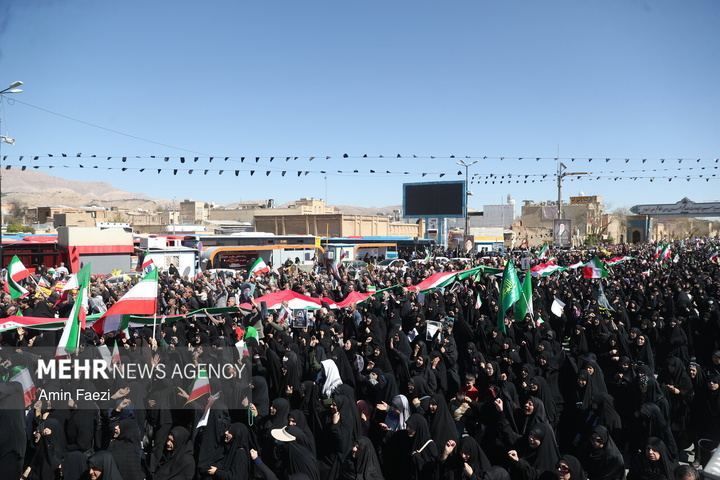 راهپیمایی مردم ایران در محکومیت حملات آمریکایی - صهیونیستی