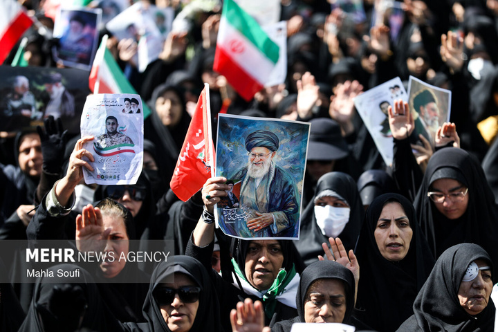 راهپیمایی مردم ایران در محکومیت حملات آمریکایی - صهیونیستی