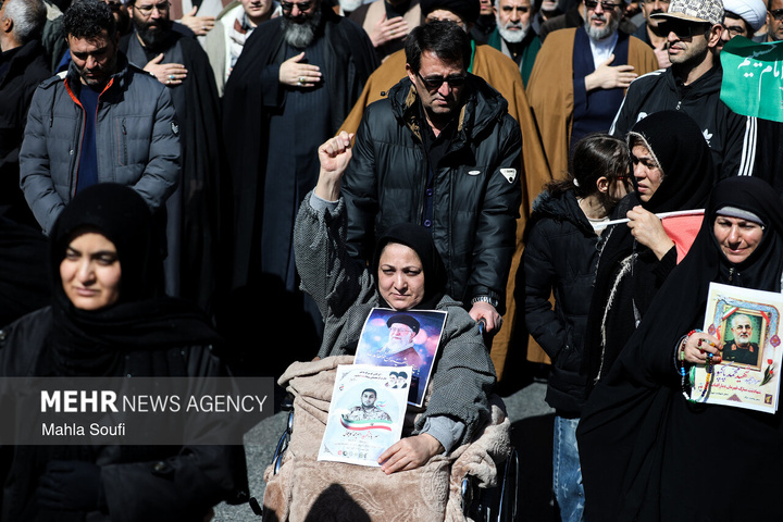 راهپیمایی مردم ایران در محکومیت حملات آمریکایی - صهیونیستی