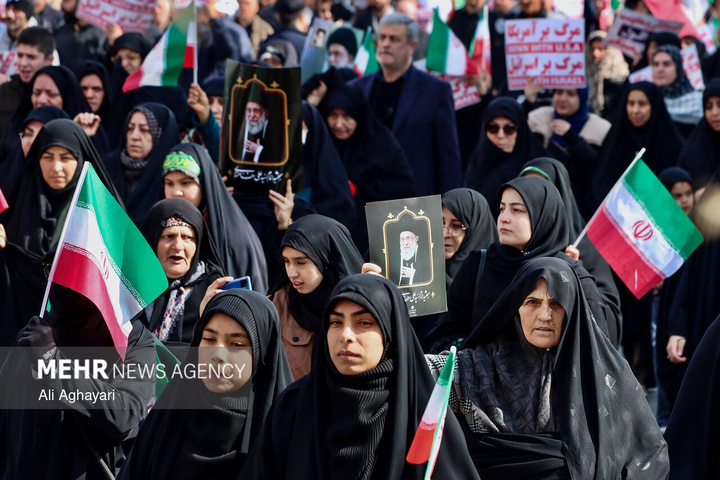 راهپیمایی مردم ایران در محکومیت حملات آمریکایی - صهیونیستی