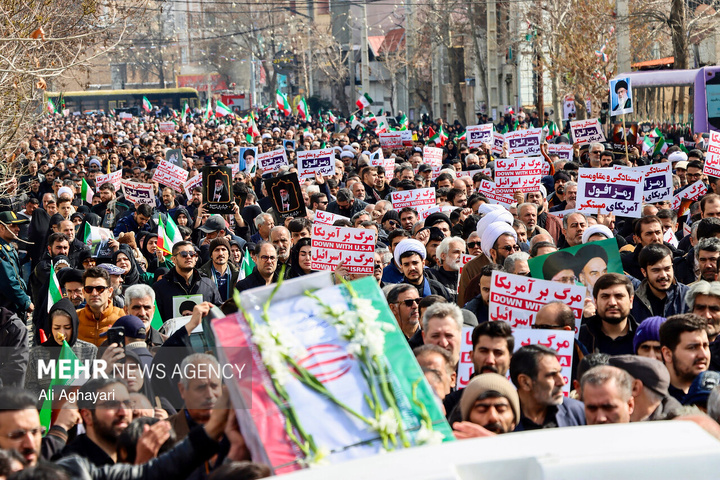 راهپیمایی مردم ایران در محکومیت حملات آمریکایی - صهیونیستی