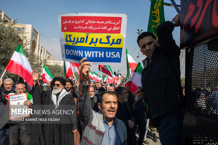 راهپیمایی مردم ایران در محکومیت حملات آمریکایی - صهیونیستی
