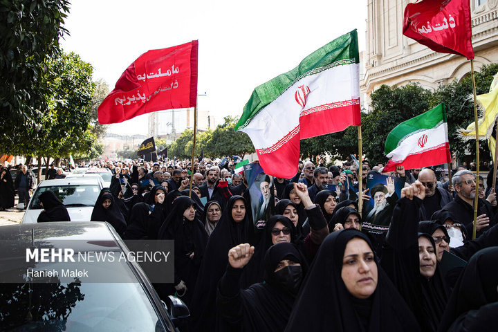 راهپیمایی مردم ایران در محکومیت حملات آمریکایی - صهیونیستی