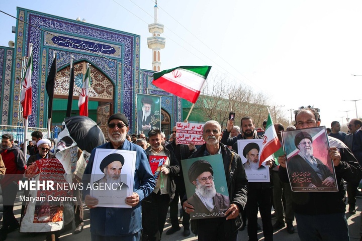 راهپیمایی مردم ایران در محکومیت حملات آمریکایی - صهیونیستی