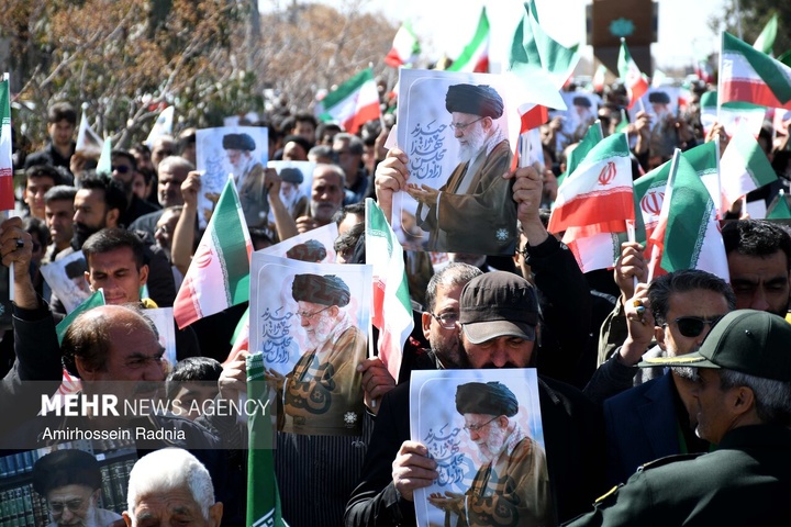 راهپیمایی مردم ایران در محکومیت حملات آمریکایی - صهیونیستی