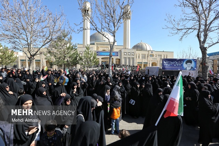 راهپیمایی مردم ایران در محکومیت حملات آمریکایی - صهیونیستی