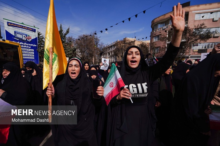 راهپیمایی مردم ایران در محکومیت حملات آمریکایی - صهیونیستی