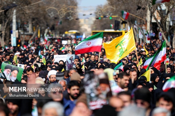 راهپیمایی مردم ایران در محکومیت حملات آمریکایی - صهیونیستی