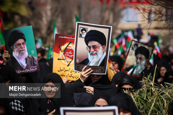 راهپیمایی مردم ایران در محکومیت حملات آمریکایی - صهیونیستی