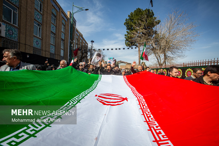 راهپیمایی مردم ایران در محکومیت حملات آمریکایی - صهیونیستی