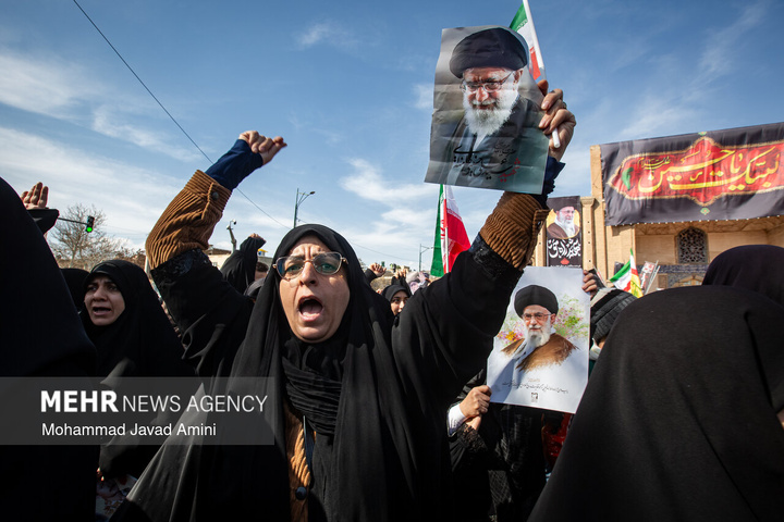 راهپیمایی مردم ایران در محکومیت حملات آمریکایی - صهیونیستی