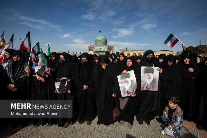 راهپیمایی مردم ایران در محکومیت حملات آمریکایی - صهیونیستی