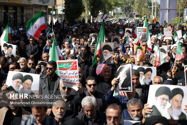 راهپیمایی مردم ایران در محکومیت حملات آمریکایی - صهیونیستی