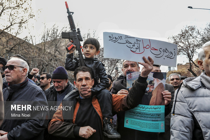 راهپیمایی مردم ایران در محکومیت حملات آمریکایی - صهیونیستی