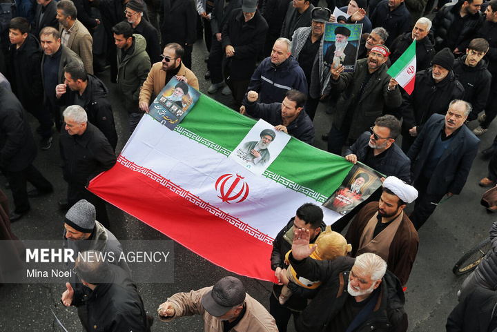 راهپیمایی مردم ایران در محکومیت حملات آمریکایی - صهیونیستی