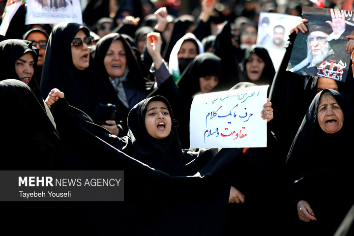 راهپیمایی مردم ایران در محکومیت حملات آمریکایی - صهیونیستی