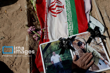 تدفین پیکر شهدای حملات آمریکا و رژیم صهیونیستی در بهشت زهرا (س)