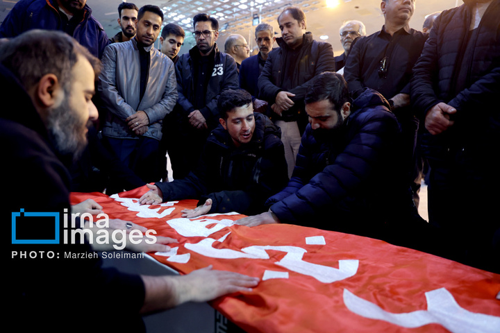 تدفین پیکر شهدای حملات آمریکا و رژیم صهیونیستی در بهشت زهرا (س)