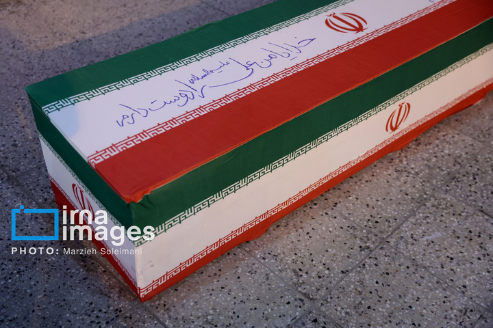 تدفین پیکر شهدای حملات آمریکا و رژیم صهیونیستی در بهشت زهرا (س)