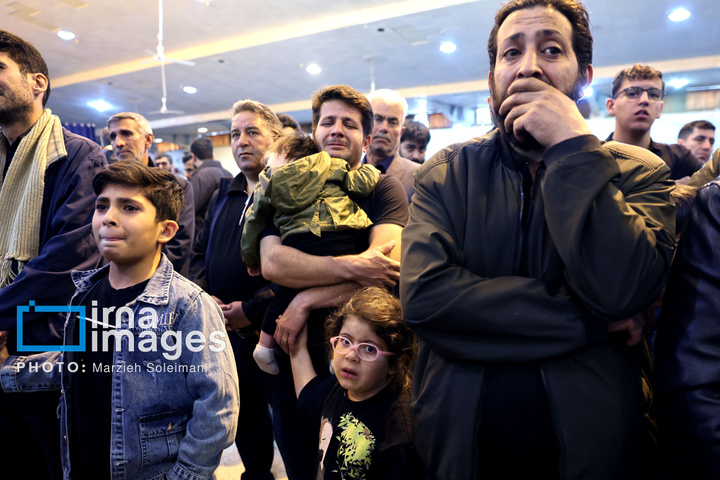 تدفین پیکر شهدای حملات آمریکا و رژیم صهیونیستی در بهشت زهرا (س)