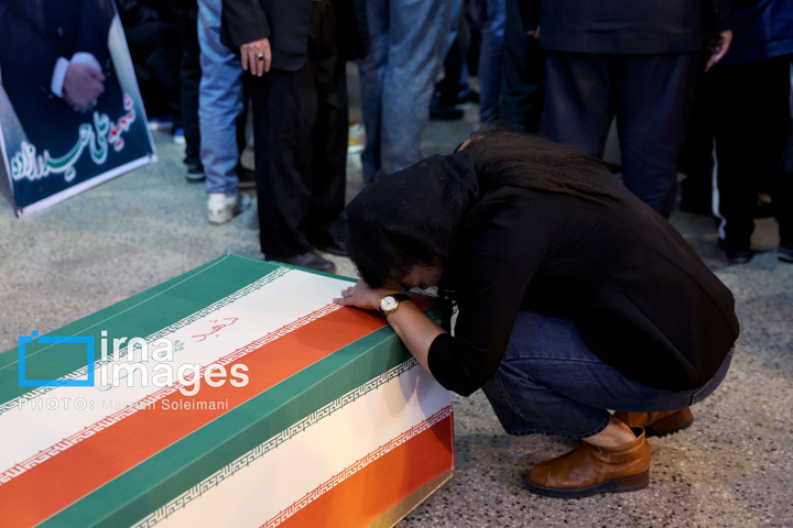 تدفین پیکر شهدای حملات آمریکا و رژیم صهیونیستی در بهشت زهرا (س)