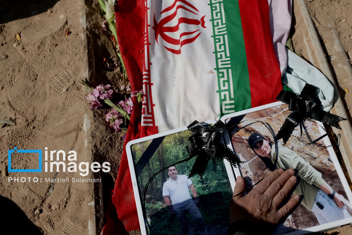 تدفین پیکر شهدای حملات آمریکا و رژیم صهیونیستی در بهشت زهرا (س)