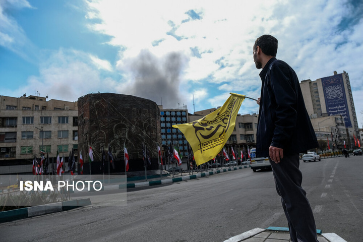 تجمع جمعی از بانوان تهرانی در اعلام انزجار از جنایات آمریکا و رژیم صهیونیستی