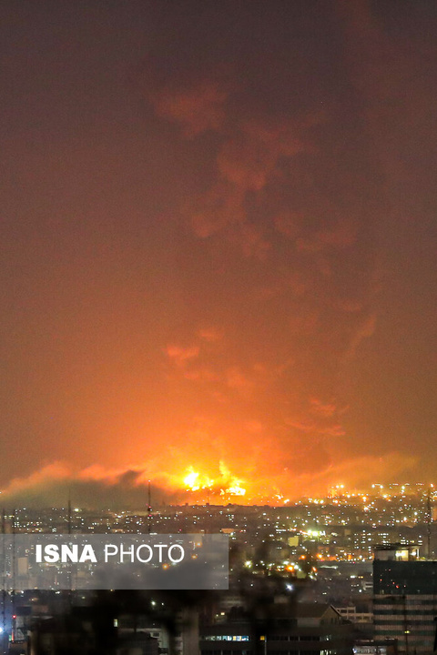 تجاوز هوایی آمریکا و رژیم صهیونیستی به انبارهای نفت تهران