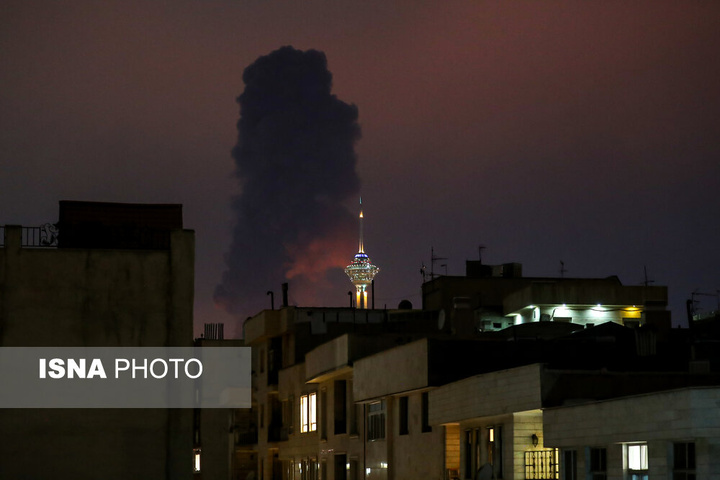 تجاوز هوایی آمریکا و رژیم صهیونیستی به انبارهای نفت تهران