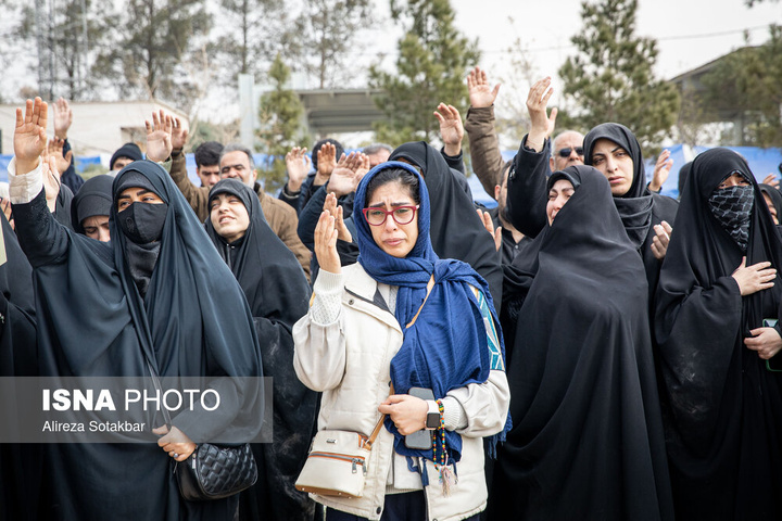 مراسم تشییع پیکر شهدای تجاوز آمریکا و رژیم صهیونیستی - تهران