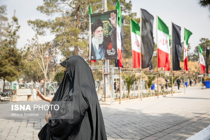 مراسم تشییع پیکر شهدای تجاوز آمریکا و رژیم صهیونیستی - تهران