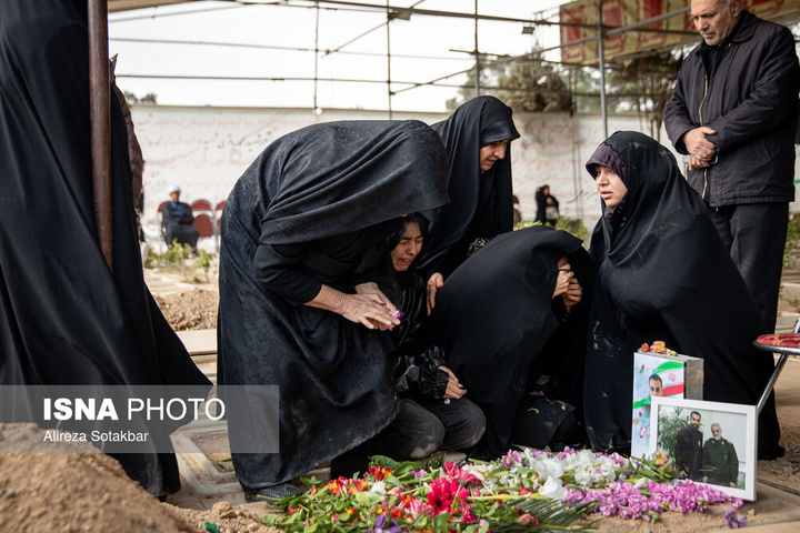 مراسم تشییع پیکر شهدای تجاوز آمریکا و رژیم صهیونیستی - تهران