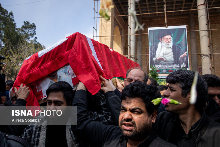 مراسم تشییع پیکر شهدای تجاوز آمریکا و رژیم صهیونیستی - تهران